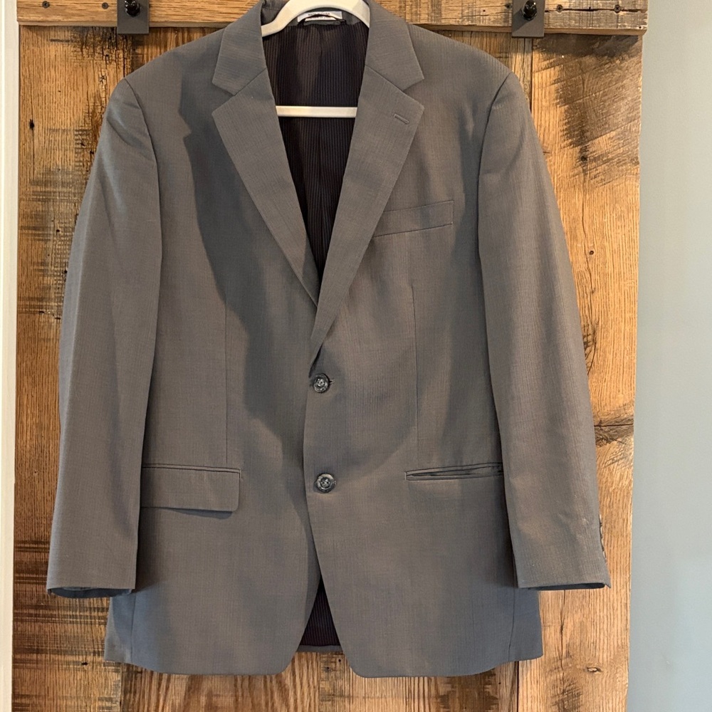 Black Brown 1826 Classic Gray Blazer